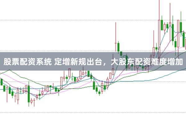 股票配资系统 定增新规出台，大股东配资难度增加